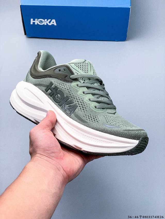 Hoka One One Bondi 9 余文乐同款 新款缓震跑鞋 万众期待的Bondi系列终于迎来了更新，作为Hoka缓震跑鞋的杠把子，Bondi缓震性能非常