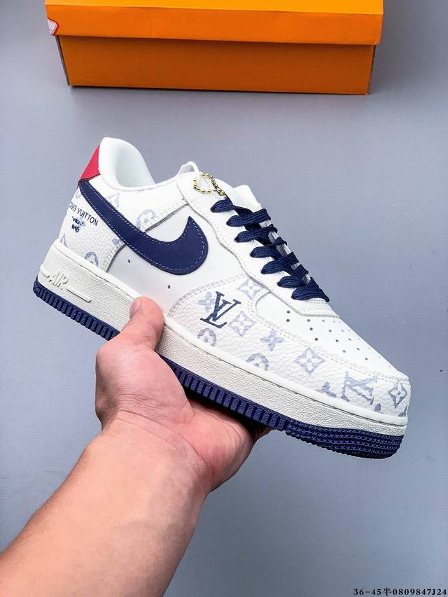二层真标！耐克Nike Air Force 1 Low 空军一号低帮经典百搭休闲板鞋 0809847J24