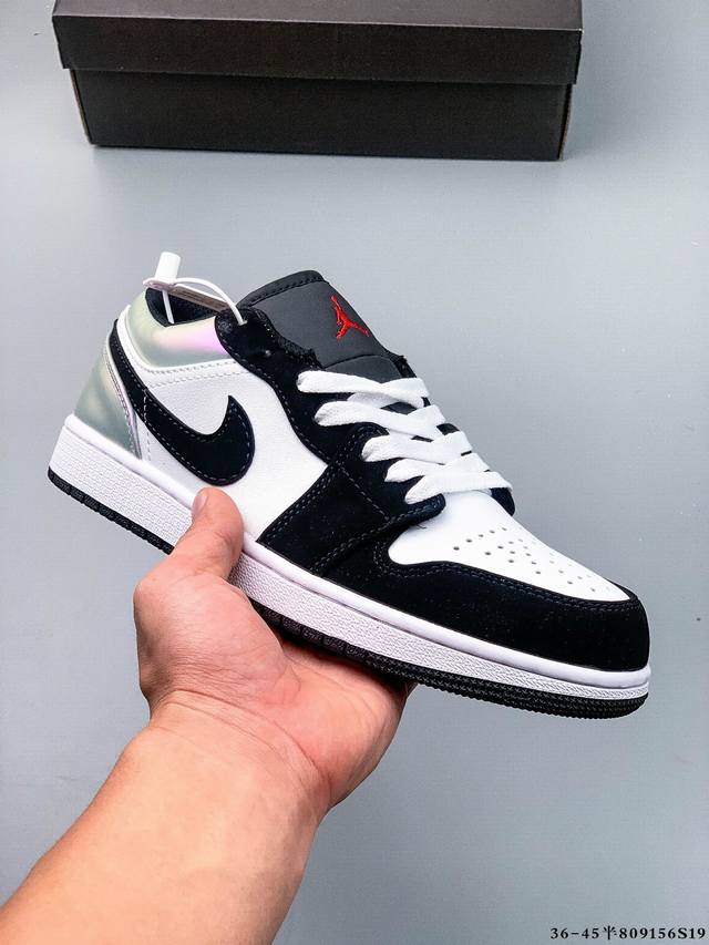 二层真标！耐克Nike Air Jordan Low 1 乔1低帮经典休闲鞋 809156S19