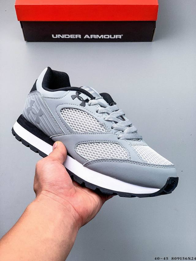 安德玛 Under Armour Ua W Jogger 韧系列 安德玛 舒适百搭时尚耐磨 低帮跑步鞋 高响应性的Eva和聚烯烃合成材料 可提供回弹并吸收冲击力