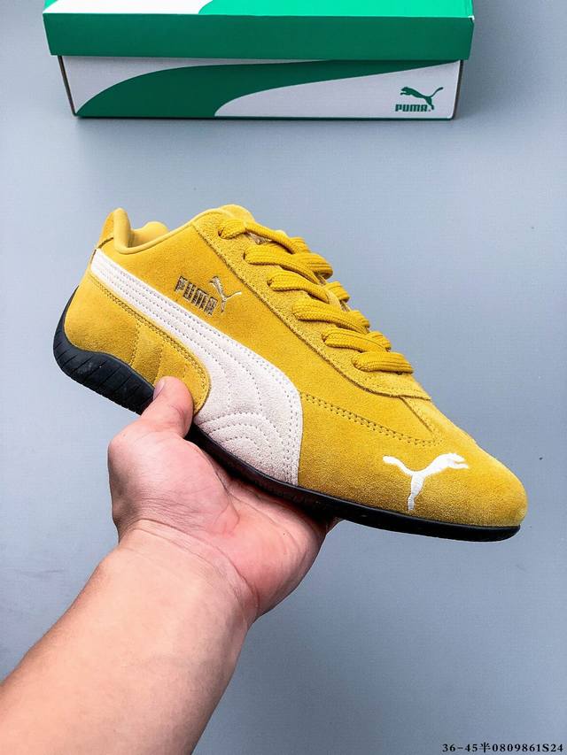Puma Speedcat The Open Yy彪马 防滑耐磨时尚运动休闲鞋 支持侧踏时的踏步工作 即使在健身房等使用环境中也能确保透气性 像吸盘一样的设计是