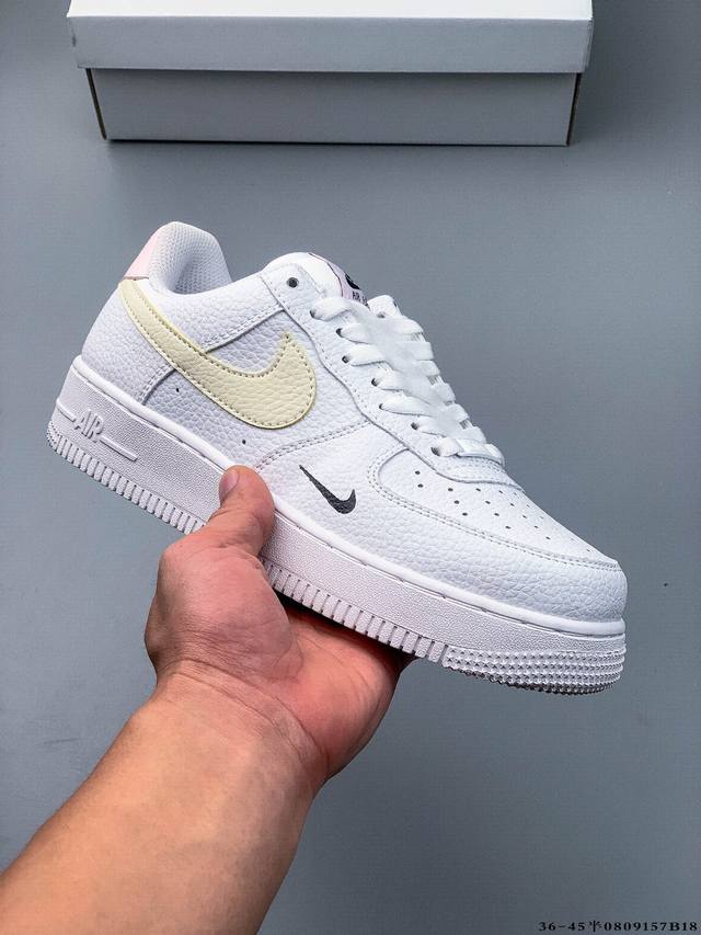 二层真标！耐克Nike Air Force 1 Low 空军一号低帮经典百搭休闲板鞋 0809157B18