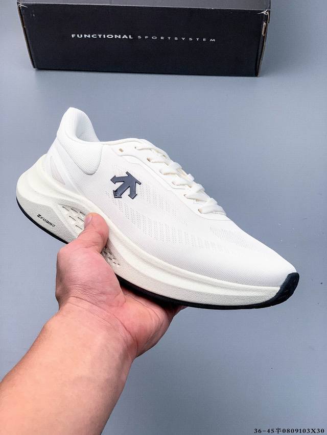 公司级！迪桑特Descente Run Step 舒适百搭减震耐磨轻便 低帮 休闲训练长跑城市通勤跑步鞋 0809103X30