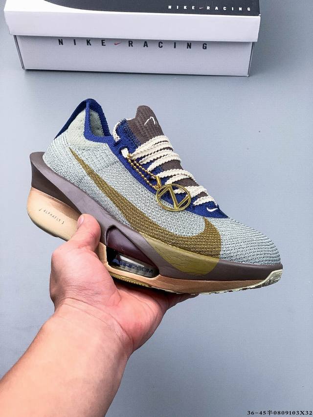 公司级！Nike Air Zoom Alphafly Next% 3 阿尔法 马拉松 3.0减震马拉松跑步鞋 首次通过一体式鞋底 替代了后跟和前足分离的设计 让