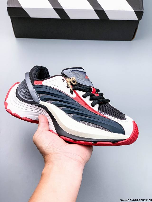 公司级！Adidas Vento Xlg Mtw 复古休闲老爹鞋 官方同步上架 鞋面是透气网面和皮革拼接 脚感轻盈 不闷汗 每次穿着跑步都感觉脚底在自由呼吸 鞋