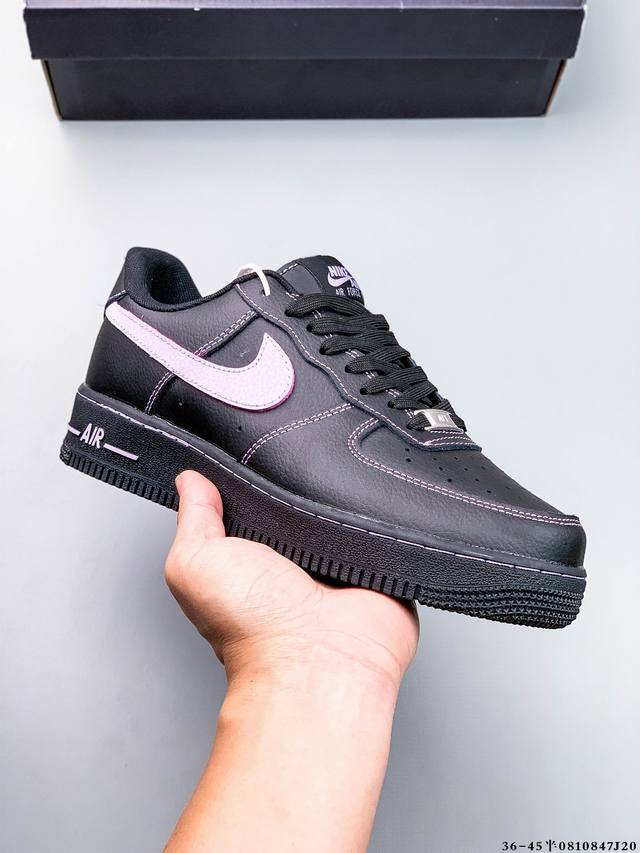 二层真标！耐克Nike Air Force 1 Low 空军一号低帮经典百搭休闲板鞋 0810847J20