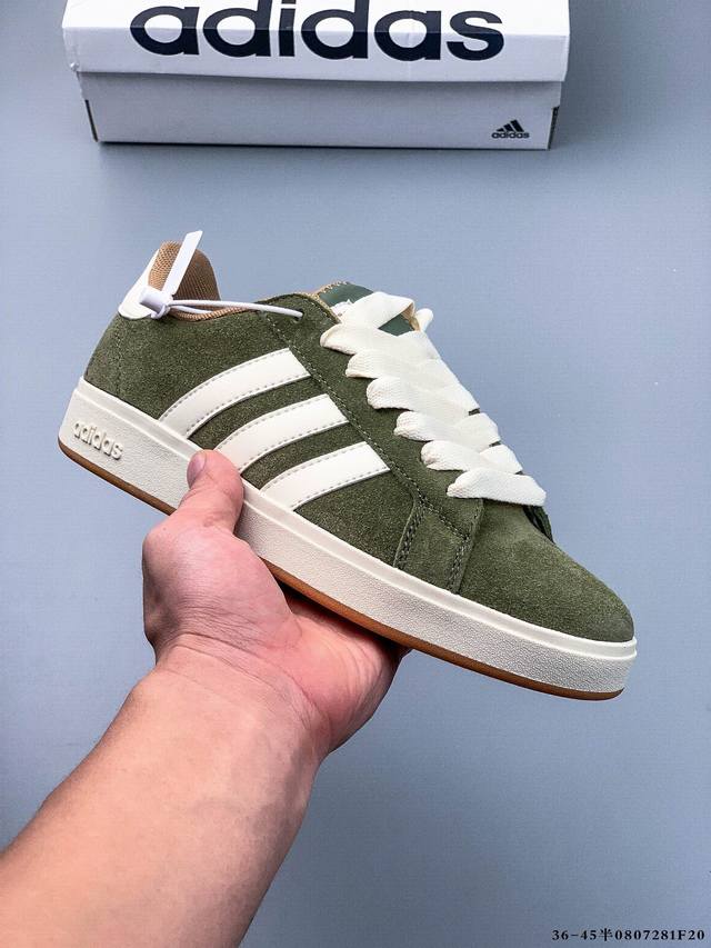真标半码！Adidas Grand Courtbeat Base 00S 新品百搭休闲板鞋 0807281F20