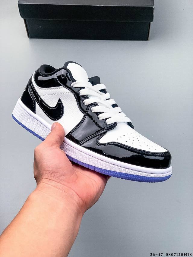 二层真标！耐克Nike Air Jordan Low 1 乔1低帮经典休闲鞋 0807 H18