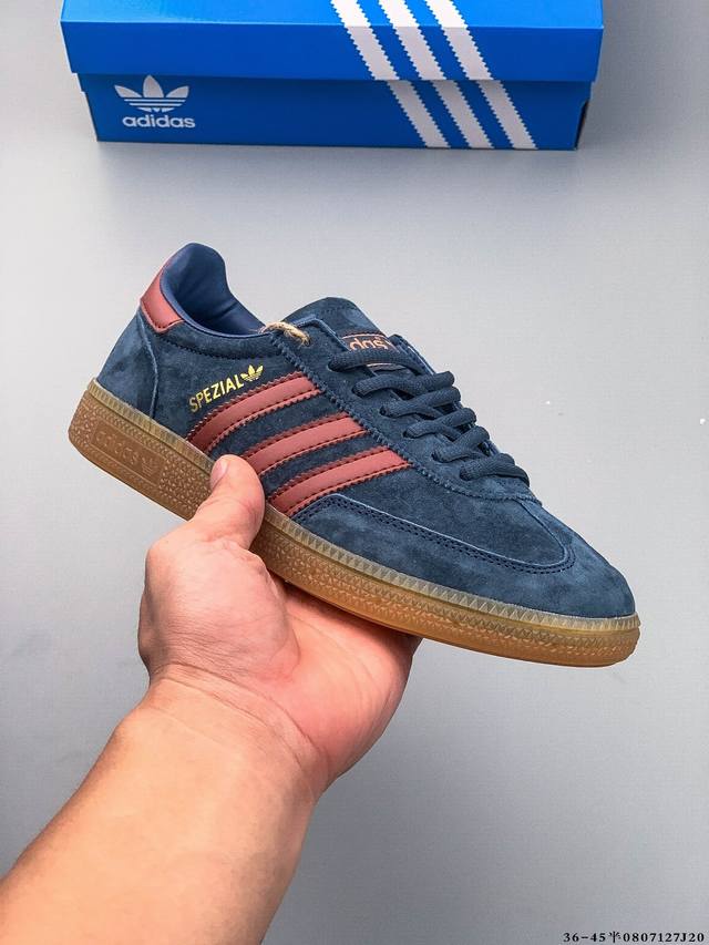 真标！阿迪达斯 Adidas Handball Spezial时尚休闲板鞋 0807127J20