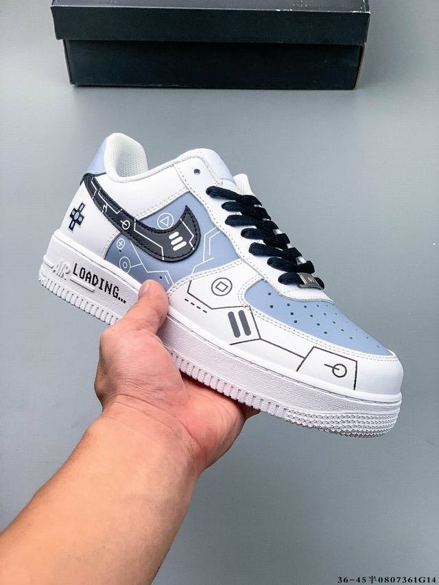 二层真标！耐克Nike Air Force 1 Low 空军一号低帮经典百搭休闲板鞋 0807361G14