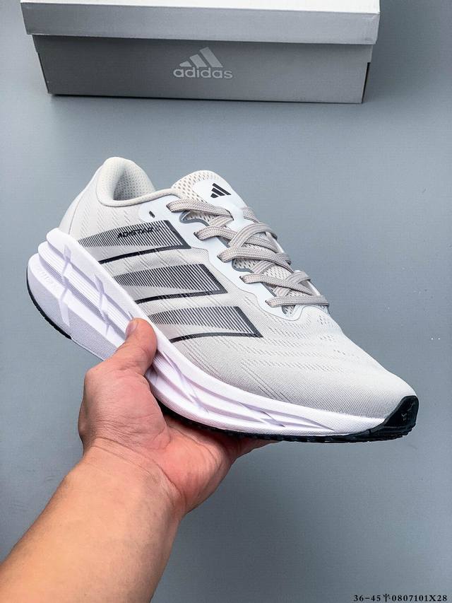 公司级！Adidas Adistar C 阿迪达斯 舒适时尚 网布防滑耐磨 低帮 休闲跑步鞋 0807101X28
