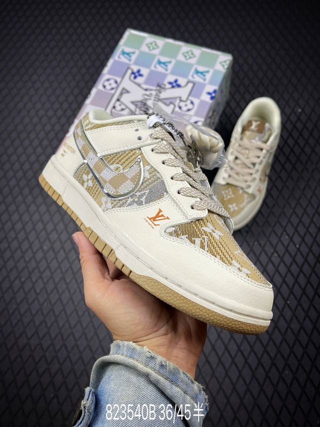 B 公司级Nike Dunk Low Retro ‘Diy高端定制’耐克 低帮休闲运动板鞋 原装头层材料 用料绝不含糊 独家版型蒸餾加工帶來的是更好的视觉和脚感