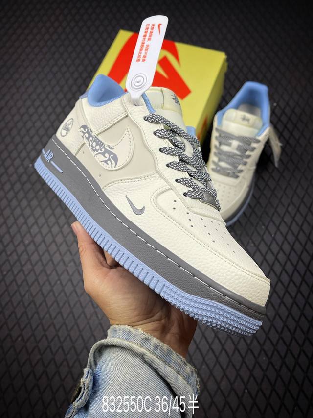 C 公司级Nike Air Force 1‘07 原楦头原纸板 打造纯正低帮空军版型 专注外贸渠道 全掌内置蜂窝气垫 原盒配件 原厂中底钢印、拉帮完美 货号:Q