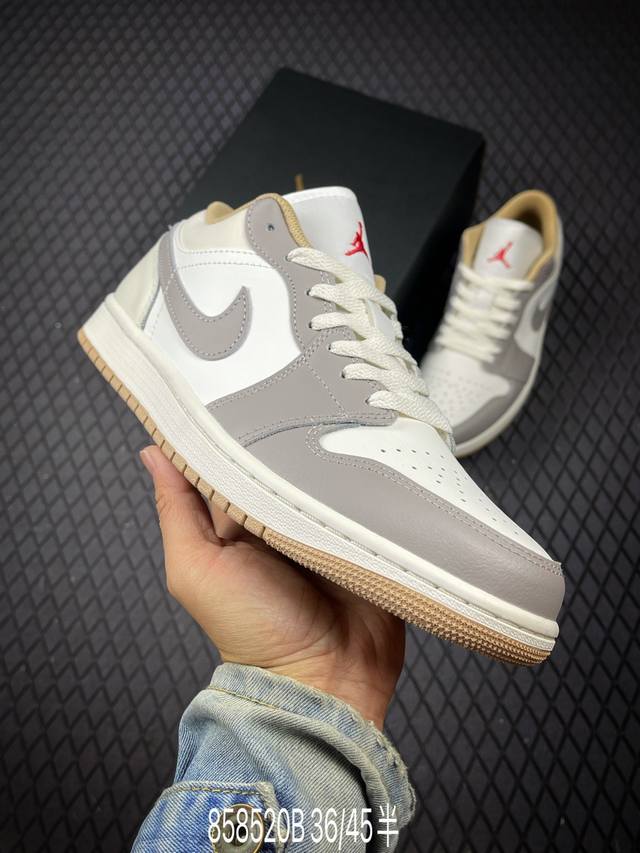 B 公司级Nike Air Jordan 1 Low Aj1乔1低帮休闲板鞋 同步官方配色 原档冲孔鞋头 四线拉帮 鞋舌高弹海绵填充 官方货号:553558 1