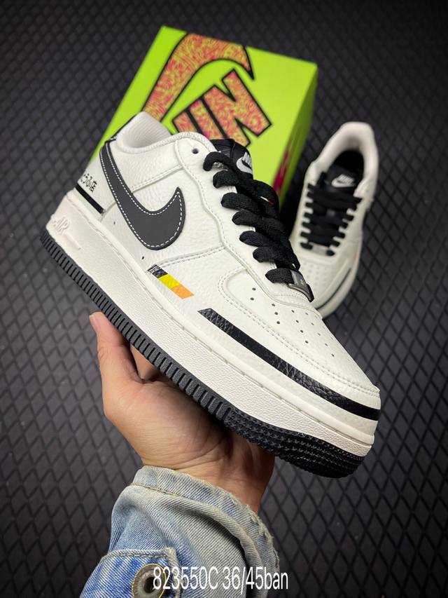 C 公司级Nike Air Force 1‘07 Lv8 原楦头原纸板 打造纯正低帮空军版型 专注外贸渠道 全掌内置蜂窝气垫 原盒配件 原厂中底钢印、拉帮完美
