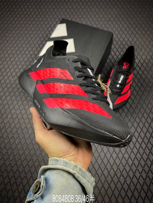 B Adidas Adizero Adios Pro 4 M舒适百搭防滑耐磨 低帮跑步鞋 货号：Jr6658 尺码：36 36.5 37.5 38 38.5 3