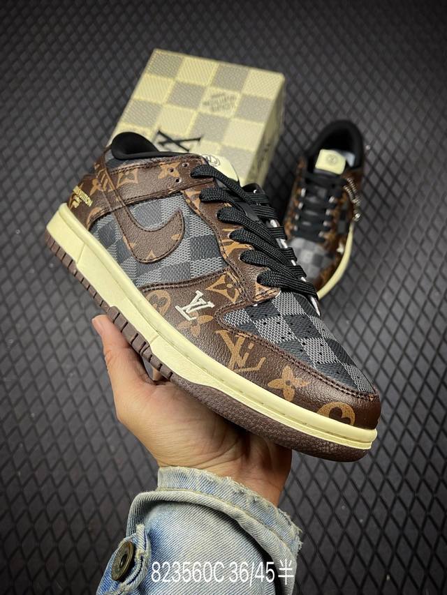 C 公司级Nike Dunk Low Retro ‘Diy高端定制’耐克 低帮休闲运动板鞋 原装头层材料 用料绝不含糊 独家版型蒸餾加工帶來的是更好的视觉和脚感