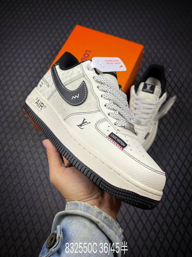 C 公司级Nike Air Force 1‘07 Lv8 原楦头原纸板 打造纯正低帮空军版型 专注外贸渠道 全掌内置蜂窝气垫 原盒配件 原厂中底钢印、拉帮完美
