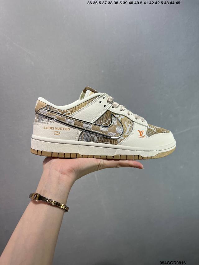 公司级Nike Dunk Low Retro ‘Diy高端定制’耐克 低帮休闲运动板鞋 原装头层材料 用料绝不含糊 独家版型蒸餾加工帶來的是更好的视觉和脚感体验