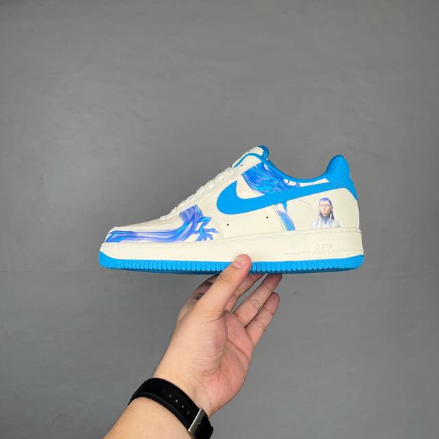 福利特价 Nike Air Force 7 Low 哪吒联名 灵珠 空军一号低帮休闲板鞋 #原楦头原纸板 原装鞋盒 定制五金配件 内置全掌气垫 原厂鞋底 货号：
