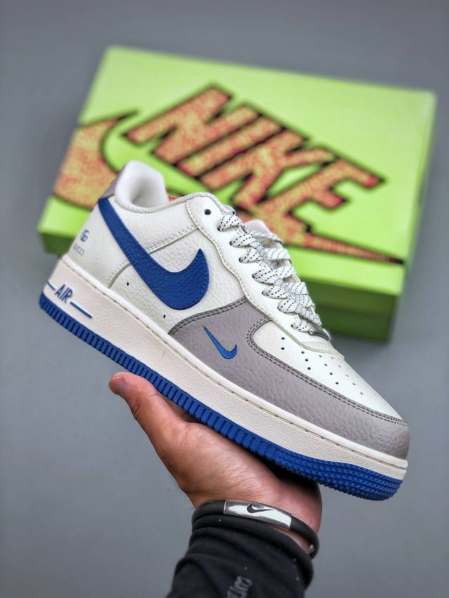 F版 Nike Air Force 1‘07 联名款 原楦头原纸板 打造纯正低帮空军版型专注外贸渠道 全掌内置蜂窝气垫 原盒配件 原厂中底钢印、拉帮完美 货号：