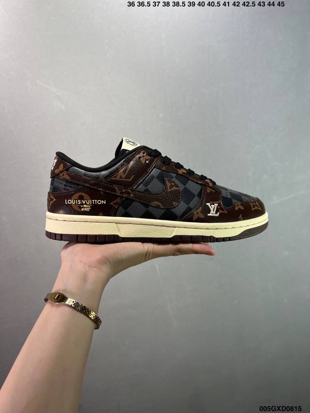 公司级Nike Sb Dunk Low 联名 高端定制 低帮休闲板鞋 Sc0601-457 #定制鞋盒 大厂纯原品质出货 超高清洁度 皮料切割干净无任何毛边 细