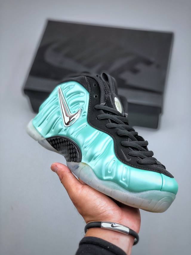 Nike Air Foamposite One喷泡 中帮 复古篮球鞋 男款 纯胶透明橡胶大底超强止滑 原楦纸板开发 鞋身流线型 原厂高强度抗扭定型后跟 内置高强