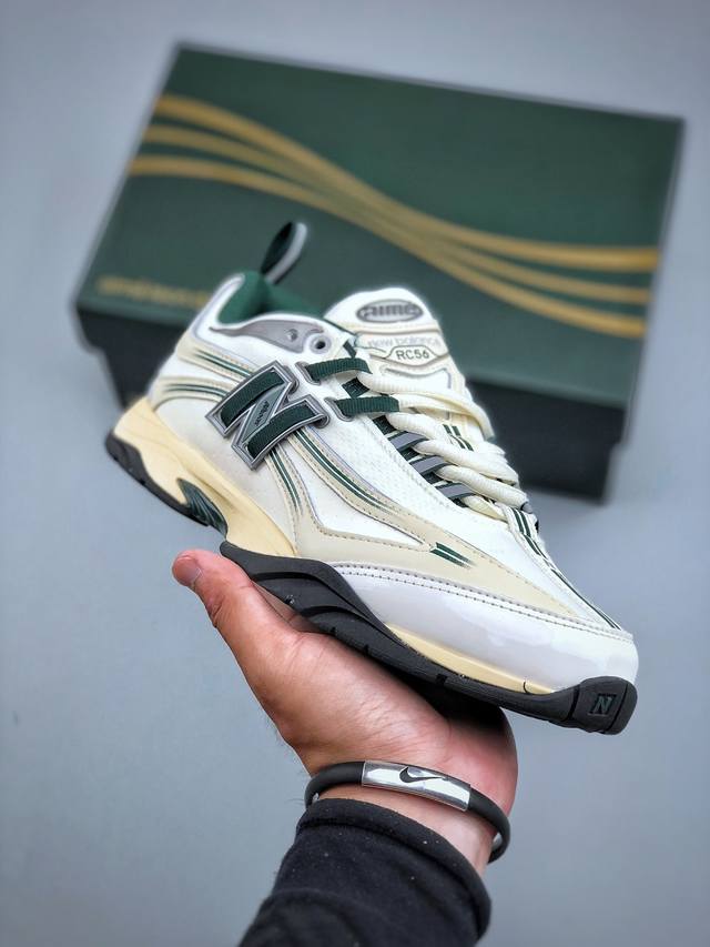 Aime Leon Dore × New Balance Rc56系列 新百伦 Nb 舒适耐磨 低帮 休闲跑步鞋 网眼层叠反倒衬出旧化美感 锯齿外底雨天咬地稳