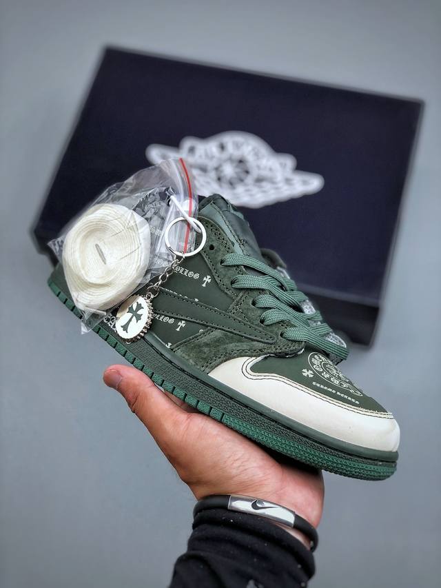 Nike Air Jordan 1 Low 定制配色 定制Aj联名-高端定制 低帮复古文化板鞋 #定制鞋盒 大厂纯原品质出货 超高清洁度 皮料切割干净无任何毛边