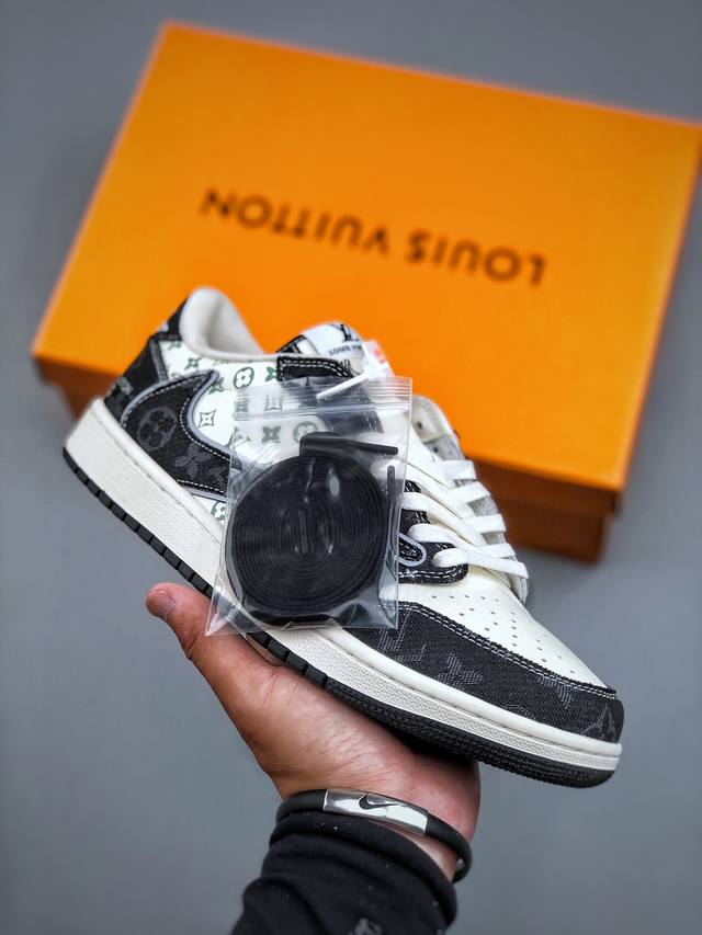 Nike Air Jordan 1 Low 定制配色 定制Aj联名-高端定制 低帮复古文化板鞋 #定制鞋盒 大厂纯原品质出货 超高清洁度 皮料切割干净无任何毛边