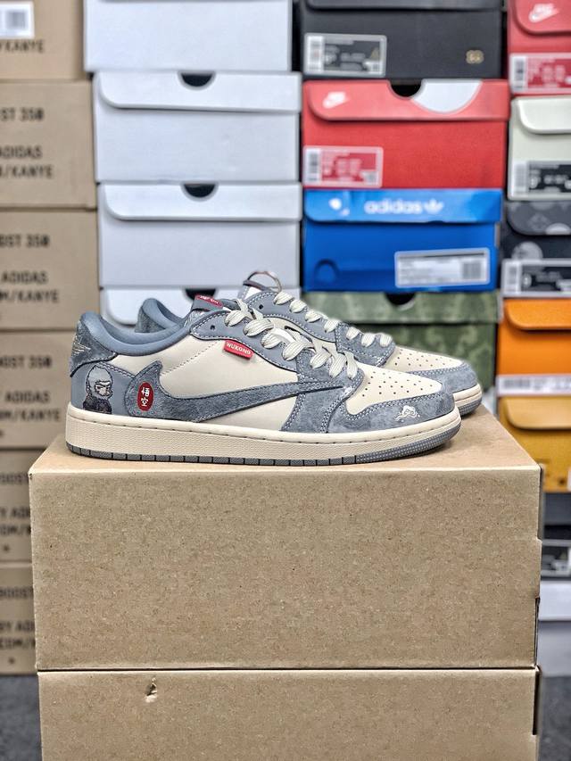 福利特价 #公司级福利 原市面260版本 Diy定制款 Air Jordan 1 Low 定制配色 乔1 Aj1经典倒钩低帮休闲百搭板鞋 Ch6336-013