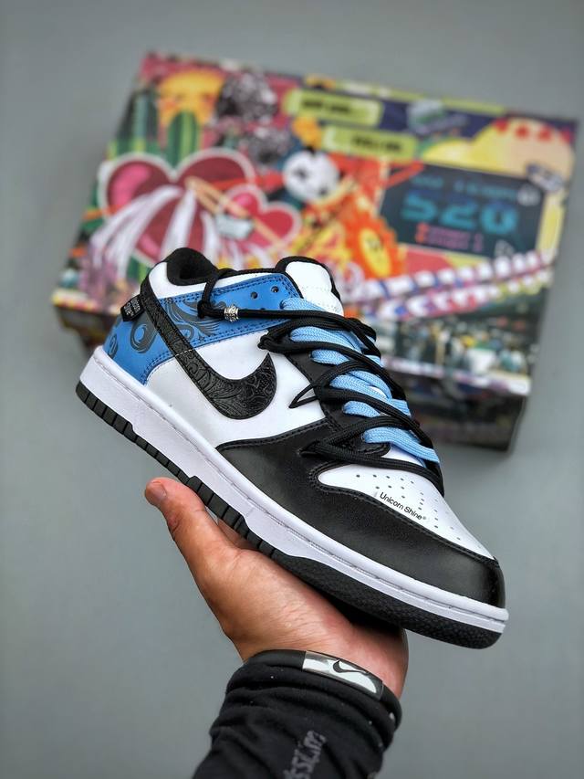 Nike Sb Dunk Low 绑带联名 休闲板鞋 货号：Dd1391 100 #定制鞋盒 大厂纯原品质出货 超高清洁度 皮料切割干净无任何毛边 细节完美 尺