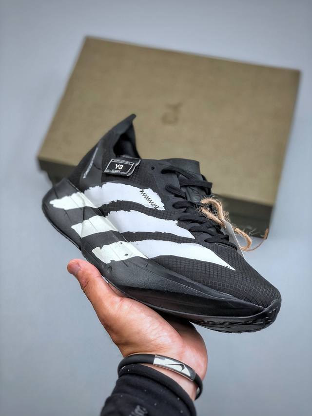 Adidas Adizero Adios Pro 4M 马拉松飞线贾卡轻质透气休闲运动跑步鞋采用双层透气网纱 Flywire动态飞线绑缚鞋面材质 内置Zoom小