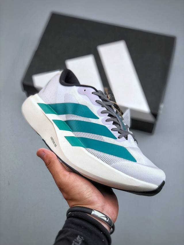 Ad Adizero Evo Sl M 轻盈跑鞋耐磨减震专业跑步鞋 冲向目标，一路向前，不断挑战和突破自我无论是平时训练还是马拉松，让这款Adidas跑步鞋伴你