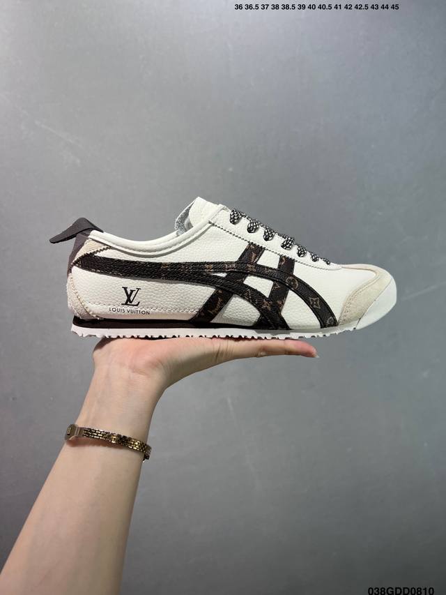 核心私 公司级Asics 亚瑟士 男女鞋真标半码 制 日产经典老牌-鬼塚虎 Onitsuka Tiger Mexico 66经典墨西哥系列复古经典百搭板鞋休闲运
