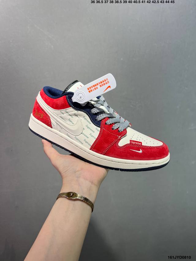 公司级Nike Air Jordan 1 Low Aj1乔1低帮休闲板鞋 同步官方配色 市场唯一独家头层皮打造 原鞋原档案开发 原厂皮料 原档冲孔鞋头 正确满胶