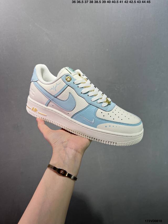 Nike Air Force 1 ‘07 原楦头原纸板 纯正空军版型专注外贸渠道 全掌内置蜂窝气垫 #原盒配件 原厂中底钢印、拉帮完美 货号：Cv1724-10