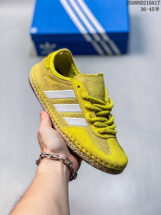 公司级Clot X Adidas Originals Gazelle By Ec 舒适百搭 防滑耐磨 低帮 板鞋 货号:Ih3144 尺码：见图 编码：08Nd