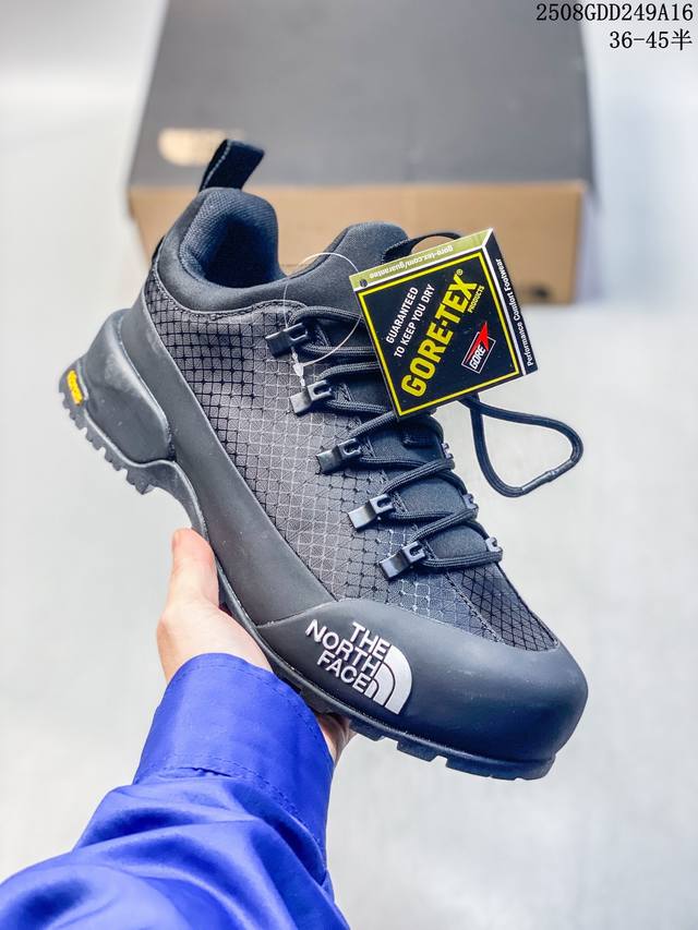 公司级北面The North Face Glenclyffe Low 舒适耐用防滑支撑 低帮 休闲跑步鞋 鞋底采用Vibram黄金大底 专门为鞋底设计的橡胶以出