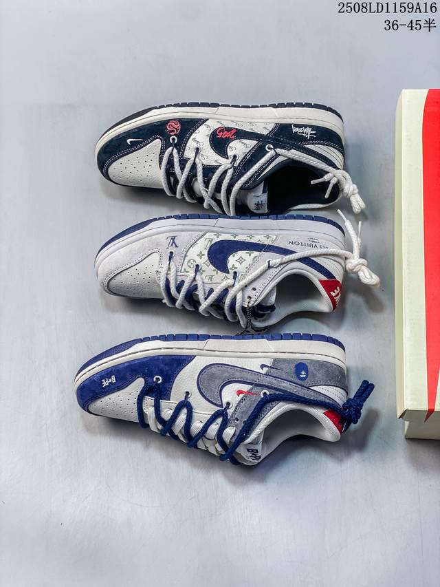 海外爆款限量发售！公司级 Nike Sb Dunk Low“蛇年系列 绑带猪八黑勾” 周年高端定制 低帮休闲板鞋 定制鞋盒 大厂纯原品质出货 超高清洁度 皮料切