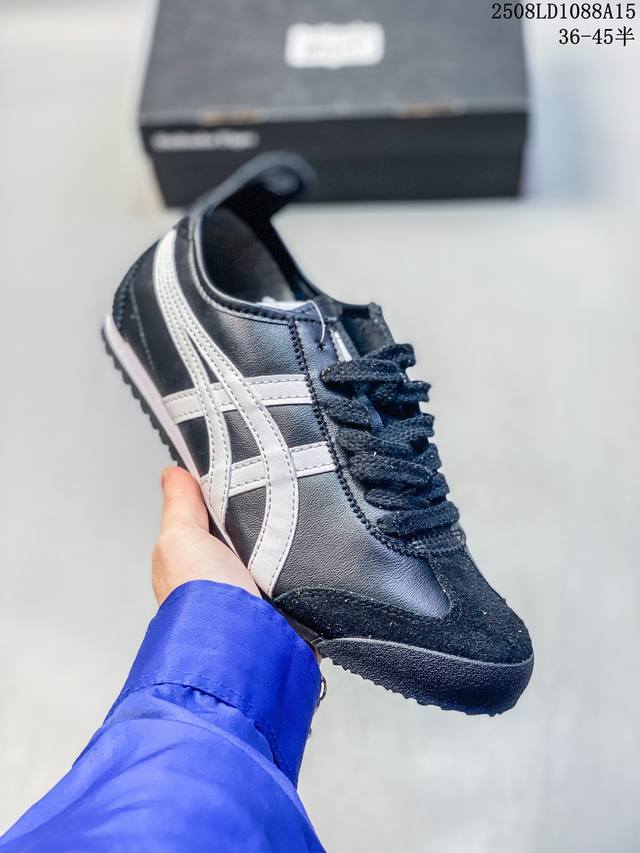 Asics Onitsuka Tiger 鬼冢虎手工鞋亚瑟士鬼冢虎专柜正品头层小羊皮 产品从款式颜色造型上体现出追求舒适和细节的完美，鞋类更是推崇手工制作的严谨