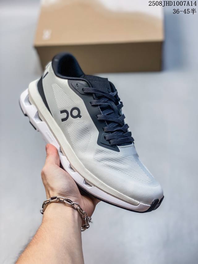新品 昂跑 On 男女子25新款跑步鞋 Cloudzone 透气支撑缓冲抓地超轻 冰白灰色 On昂跑Cloudzone 2025春夏时尚休闲运动鞋以科幻短片 Z