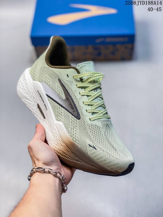 Brooks 布鲁克斯 男女子专业缓震跑步鞋Glycerin甘油21运动厚底增高老爹鞋。特别适合大体重和低足弓跑者。相比前一代，21Gt的中底略显柔软，跑感稳定