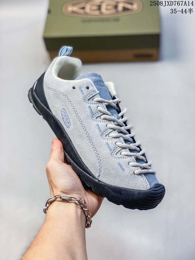 公司级美国人气户外品牌-科恩Keen Jasper Rocks Sp贾斯珀都市系列复古低帮系带户外风露营徒步登山运动训练鞋 原楦型开发纸版#采用固色翻毛皮鞋面材