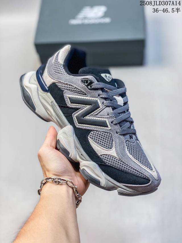 公司级！新百伦New Balance Nb 9060 复古单品鞋款面大身由空间双格及磨砂鞋面拼接而生，配以柔和、温暖的粉橘色调，夏日氛围拉满采用大面积网眼以及麂