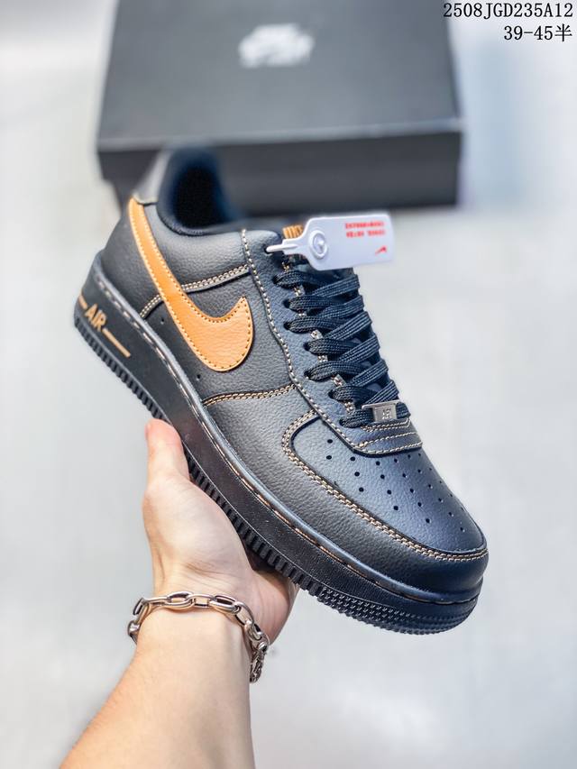海外限量发售！公司级Nike Air Force 1 '07 Low 空军一号 低帮 运动鞋 休闲鞋 折边针车 工艺难度大 原楦头原纸板 原装鞋盒 定制五金配件