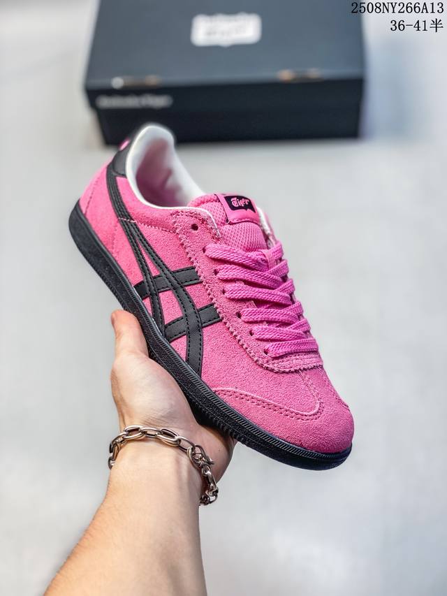 Asics 亚瑟士 男女鞋真标半码制 日产经典老牌-鬼塚虎 Onitsuka Tiger Mexico 66经典墨西哥系列复古经典百搭板鞋休闲运动鞋慢跑鞋。采用