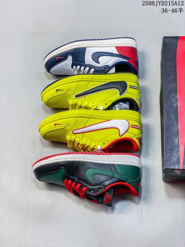头层公司级真标带半码！ 乔丹Air Jordan 1 Low Aj1 Wh 乔1 低帮复古文化休闲运动篮球鞋。凭借出色的性能和吸睛的外观， Air Jordan