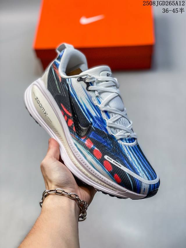 Nike Vomero 18 Se 时尚潮流简约百搭减震 低帮跑步鞋 男女款 蓝白色 尺码：如图 编码：08Jgd265A12