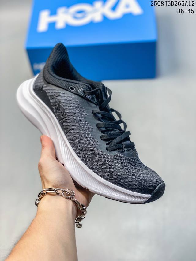 Hoka One One Solimar 舒适 织物合成革减震防滑耐磨 低帮跑步鞋 女款 尺码：如图 编码：08Jgd265A12
